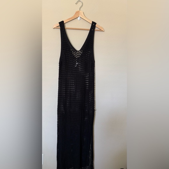 Shade & Shore Other - Woman’s Shade & Shore Large crochet Maxi Tank cover up dress